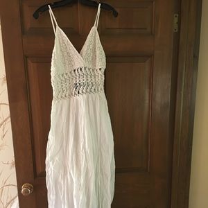 NWT White cotton sundress